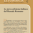 La terza edizione italiana del Messale Romano