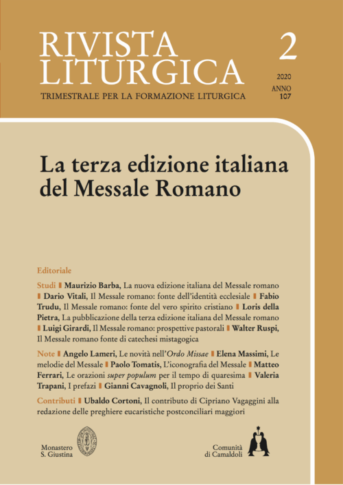 La terza edizione italiana del Messale Romano