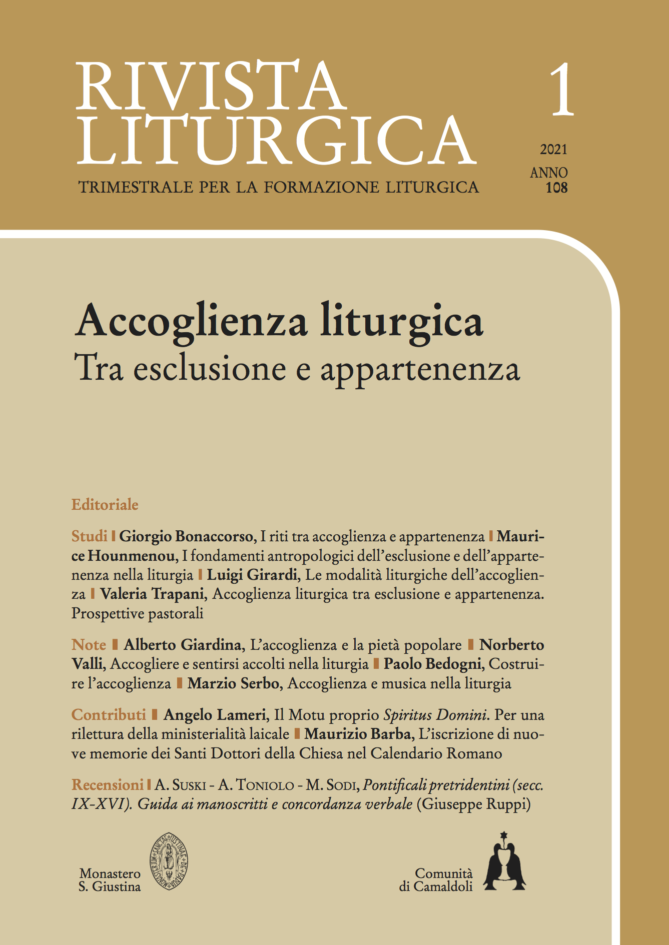 Accoglienza liturgica