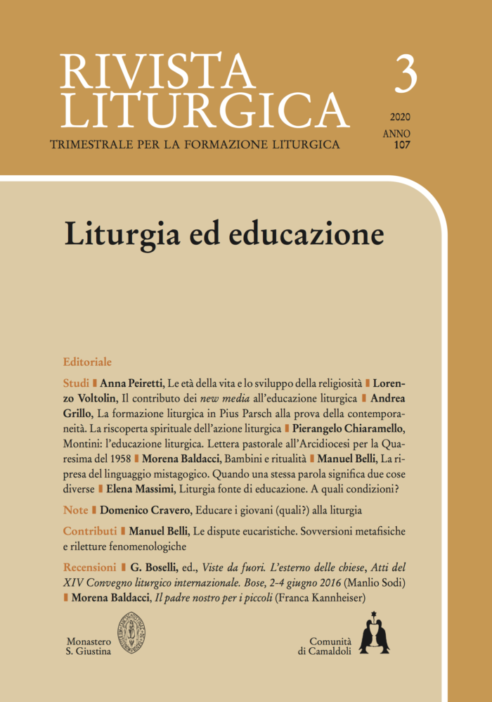 Liturgia ed educazione