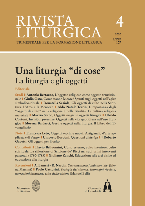 Una liturgia "di cose"