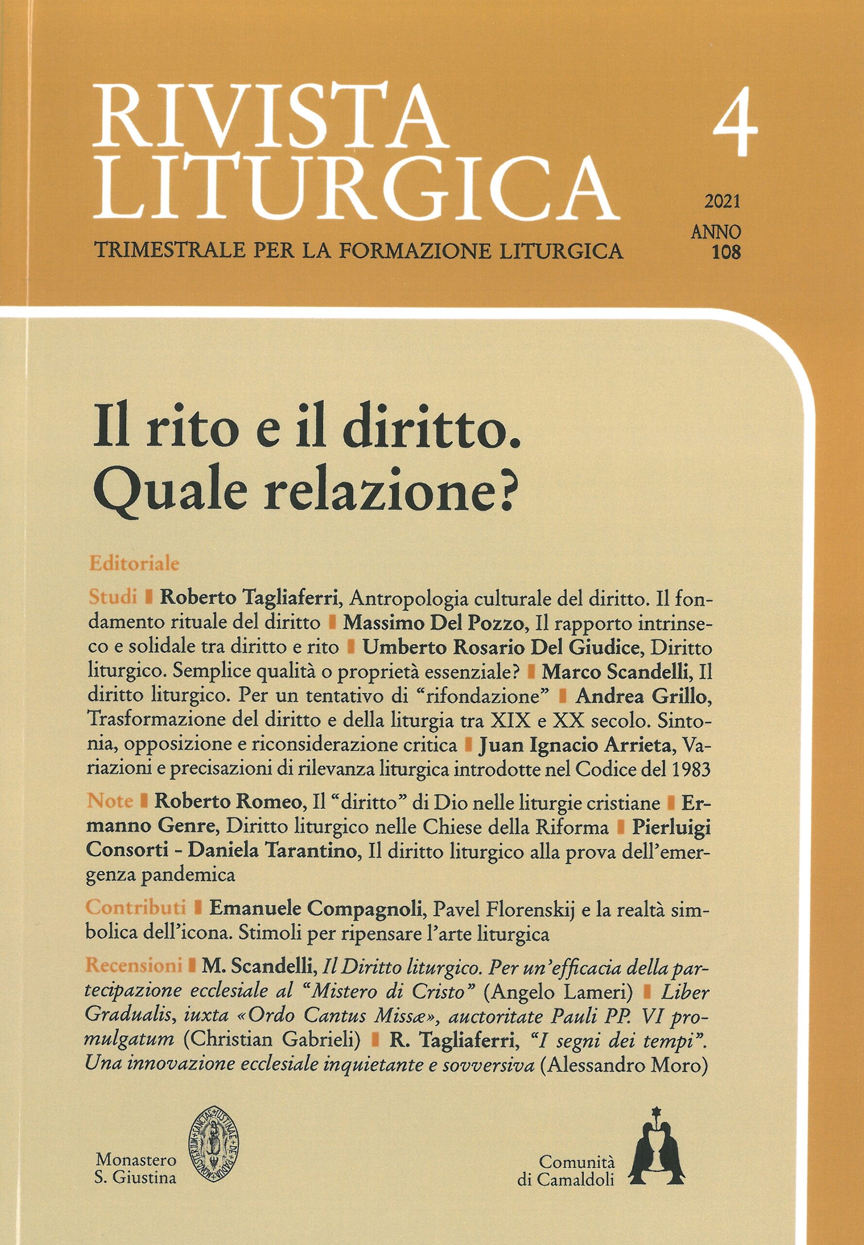 Il rito e il diritto. Quale relazione? (RL 4/2021)