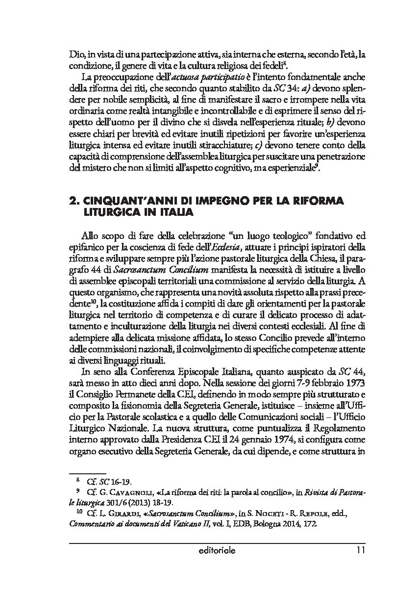 La liturgia a sessant'anni da Sacrosanctum Concilium (RL 2/2024) - immagine 11