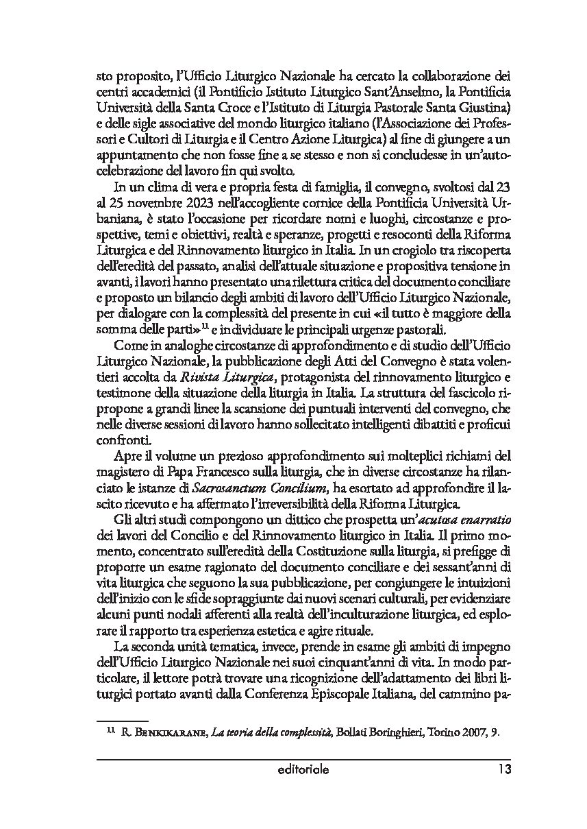 La liturgia a sessant'anni da Sacrosanctum Concilium (RL 2/2024) - immagine 13