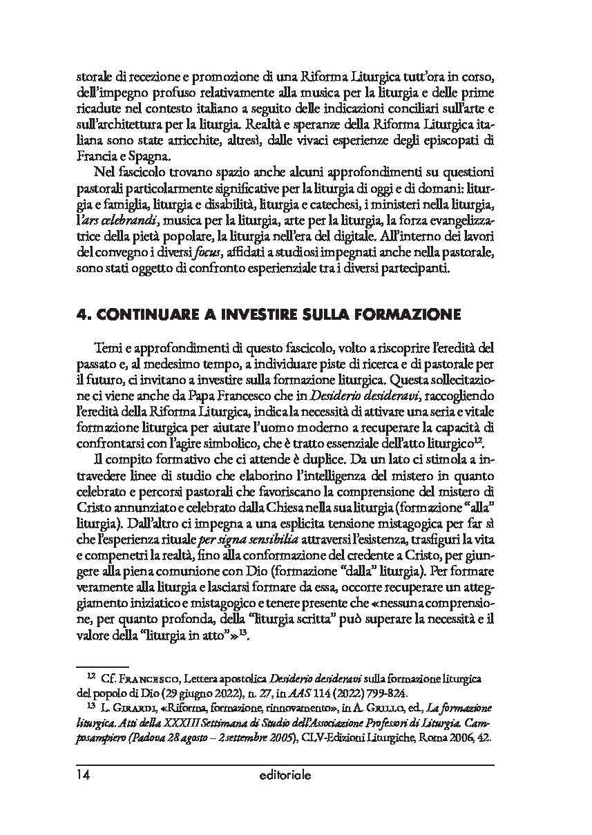 La liturgia a sessant'anni da Sacrosanctum Concilium (RL 2/2024) - immagine 14