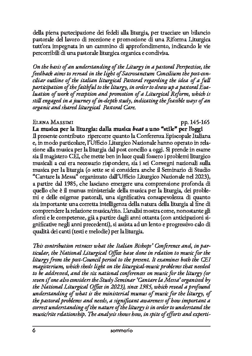 La liturgia a sessant'anni da Sacrosanctum Concilium (RL 2/2024) - immagine 6