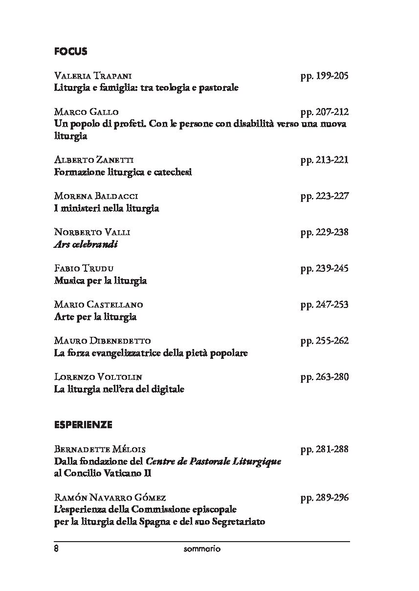 La liturgia a sessant'anni da Sacrosanctum Concilium (RL 2/2024) - immagine 8