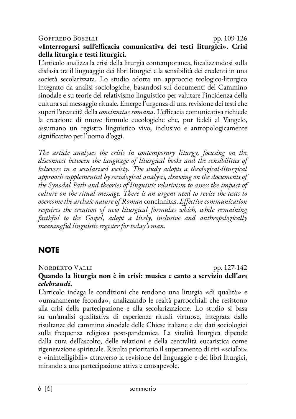 Liturgia in crisi? (RL 1/2026) - immagine 7