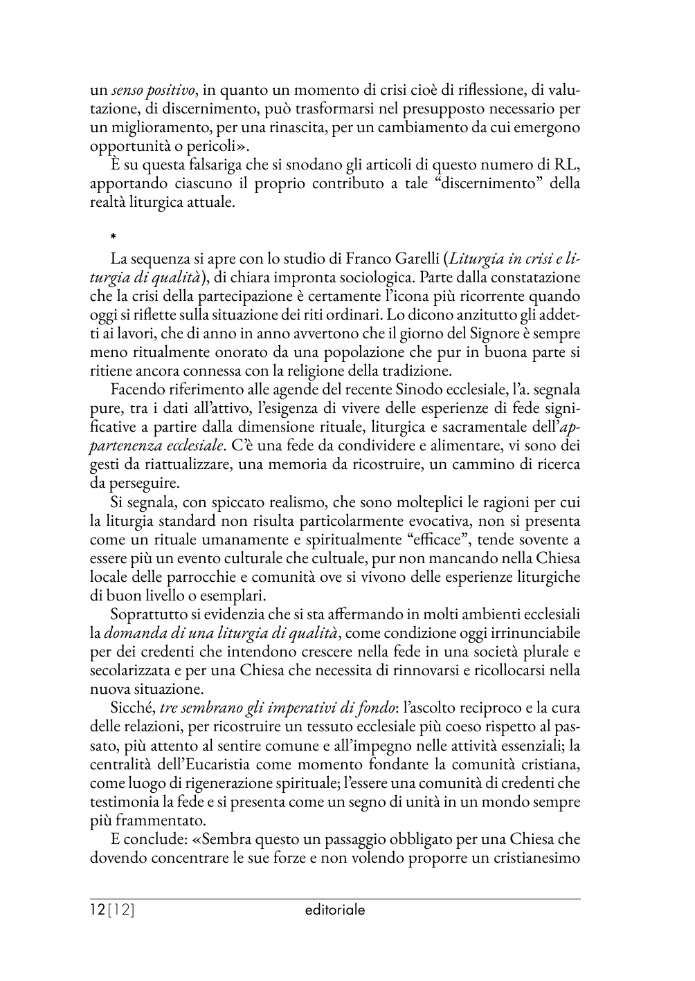 Liturgia in crisi? (RL 1/2026) - immagine 13