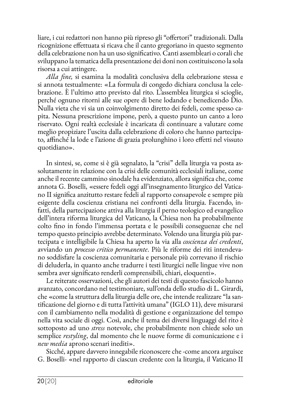 Liturgia in crisi? (RL 1/2026) - immagine 21