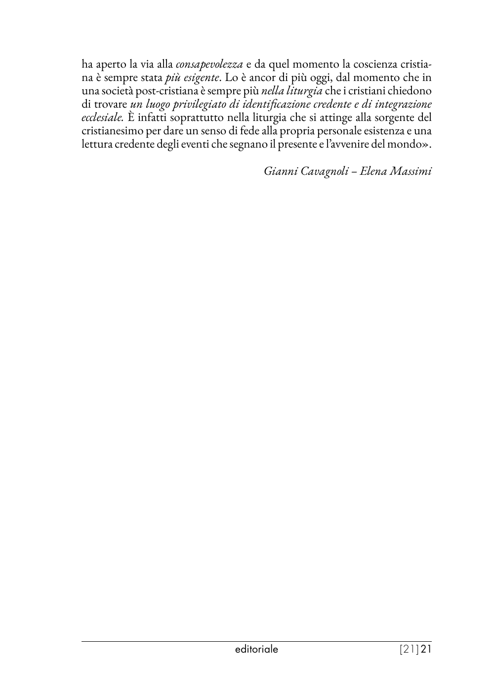 Liturgia in crisi? (RL 1/2026) - immagine 22
